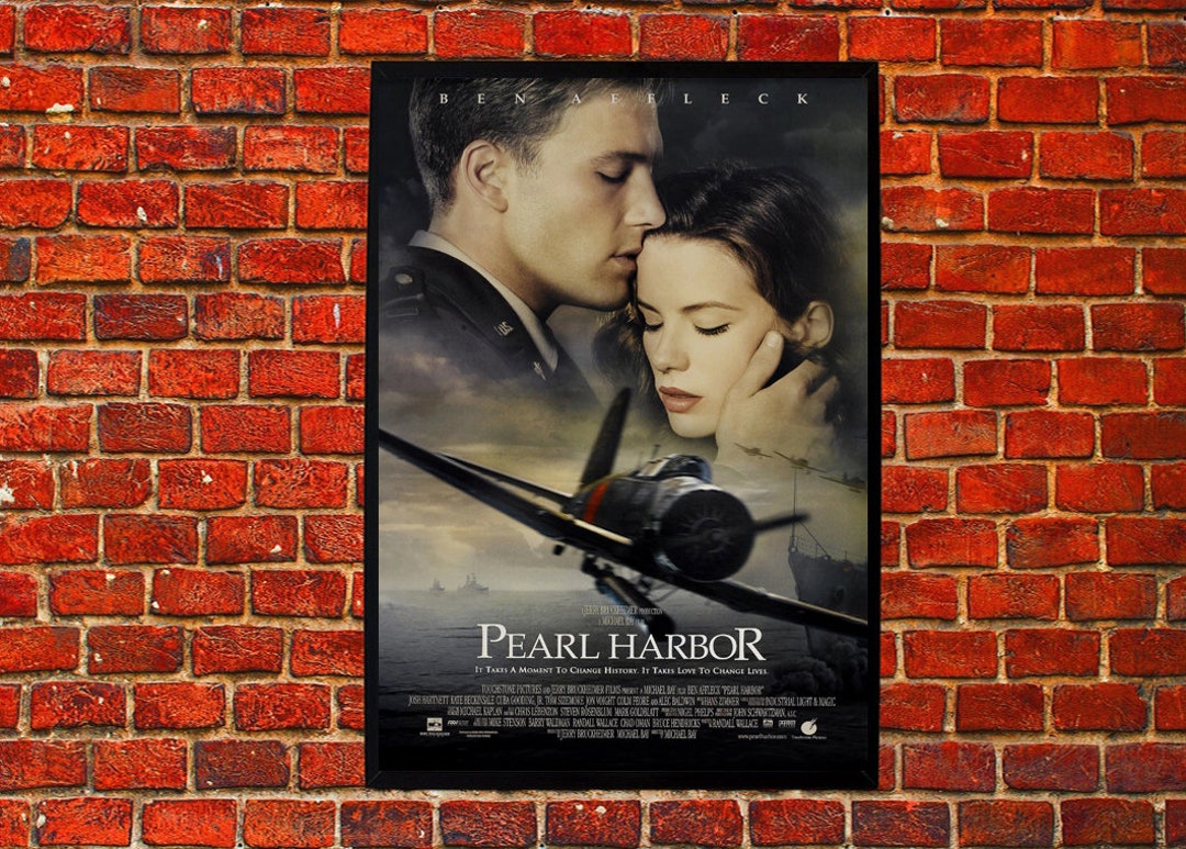 Pearl Harbor 2001 Historycal Romance War Movie Cover Poster Etsy