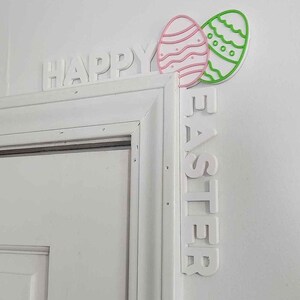 Easter Door Topper | Door Corner Decor | Spring Decoration | Egg Door Topper