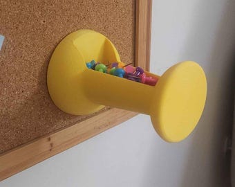 Creative Pushpin Storage | Push Pin Box | 3D Printed Organizer | Teacher Gift | Thumb Tack Holder | Classroom Decor