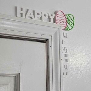 Easter Door Topper | Door Corner Decor | Spring Decoration | Egg Door Topper