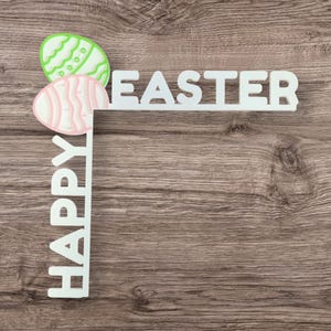 Easter Door Topper | Door Corner Decor | Spring Decoration | Egg Door Topper