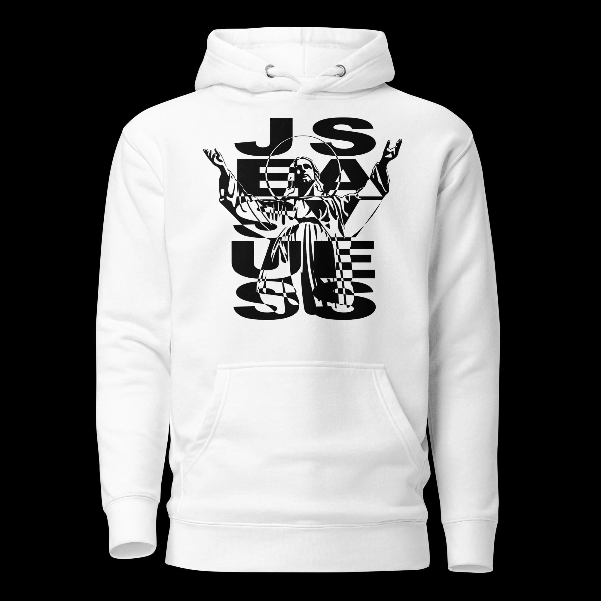 Sweat à Capuche Chrétien 'Saved By Jesus Christ' – Foi En Jésus, Cadeau Bible Église