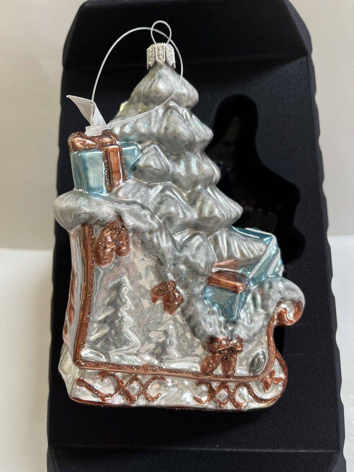 Trimsetter Dillards Ornament Sleigh Owl Silver New in Box Etsy