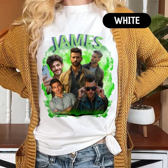 Personalized Picture Shirt, Your Photo Sweatshirt, Custom Name Long Sleeve Gift for Wife Husband