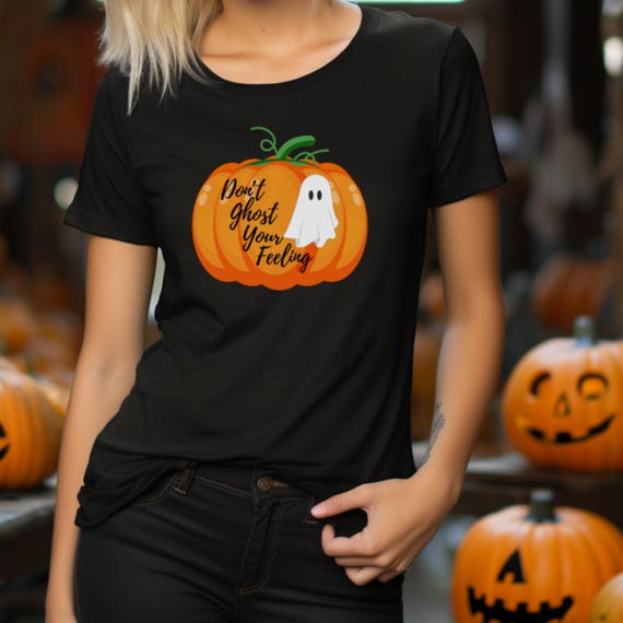Halloween Sweatshirt –  Don't Ghost Your Feelings Shirt