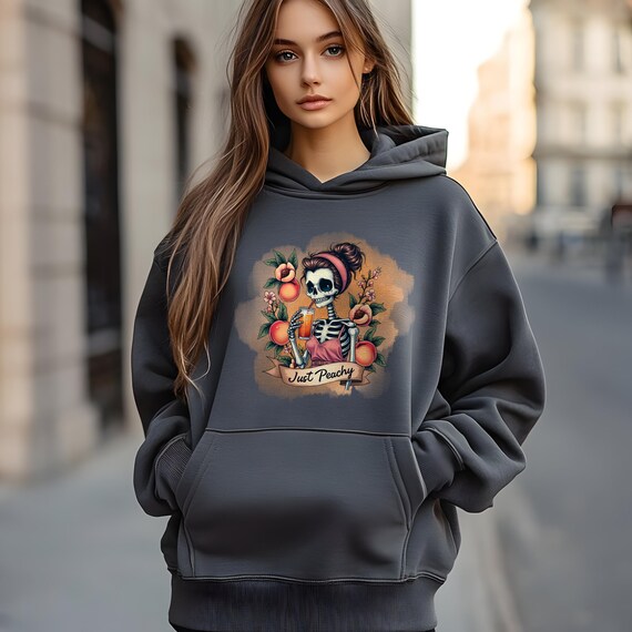 Just Peashy Funny Skeleton Halloween Shirt Sweatshirt Available on T-shirts, Hoodies, Sweatshirts & Long Sleeves