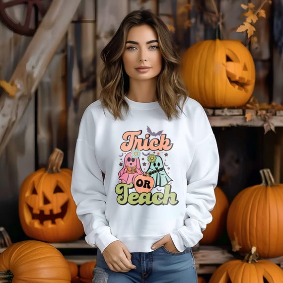 Teacher Halloween Shirt Trick or Teach Tee