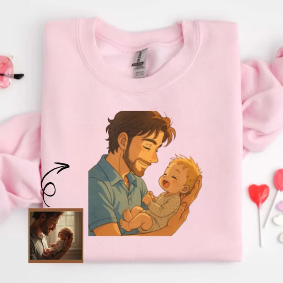 Funny Anime Shirt, Ghibli Inspired Custom Hoodie, Matching Family Sweatshirt, Unique Gift for Parents