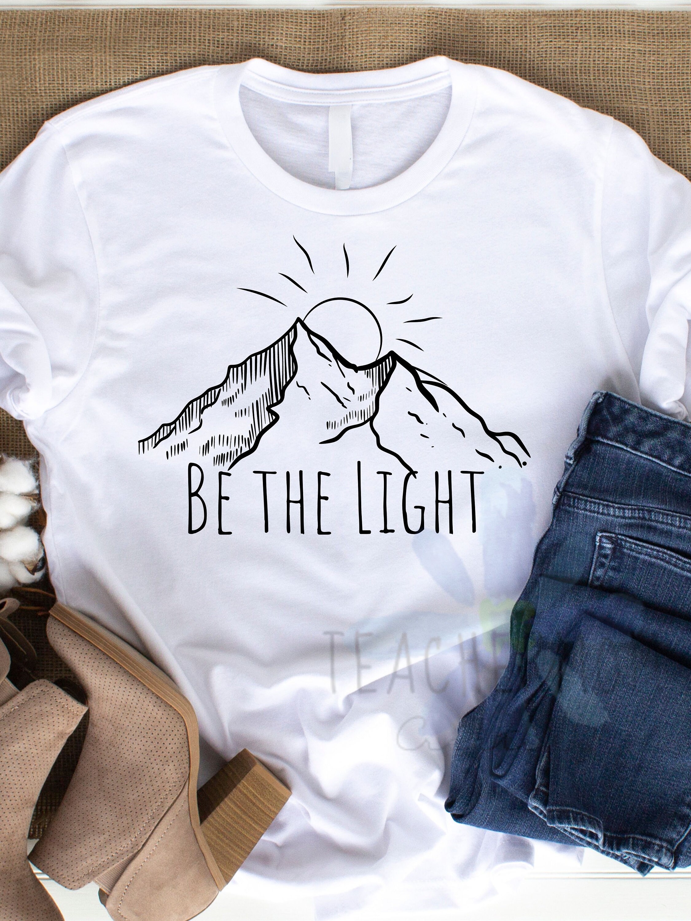 Be the Light PNG Bible Verse Digital Designs Light of the - Etsy
