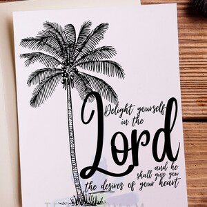Delight Yourself in the Lord Scripture SVG Digital Designs * Psalms 37: ...
