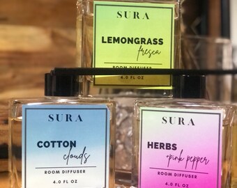 Geparfumeerde Reed Diffuser met sticks