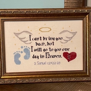 Little Ones in Heaven cross stitch pattern (download)