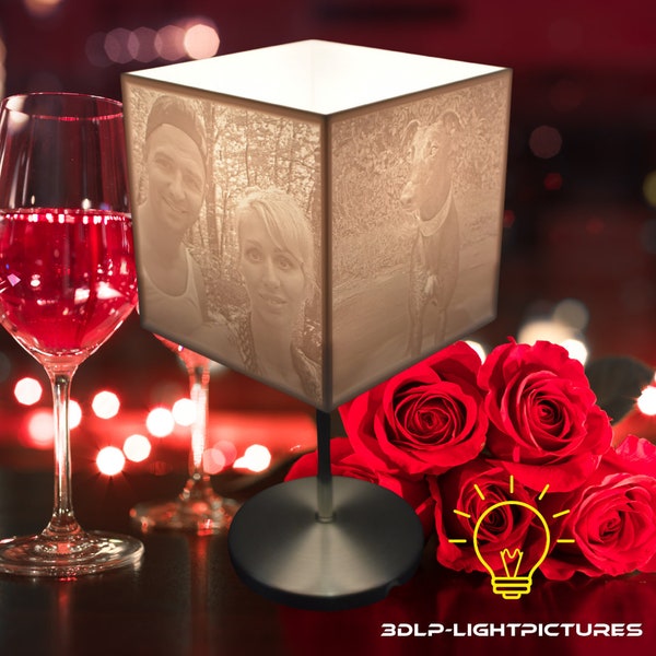 3D Fotolampe personalisiert - Erinnerungen - Geschenk - Weihnachten - Jahrestag - Valentinstag - Hochzeit