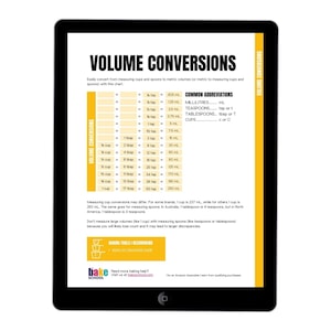 Volume Conversion Chart - Etsy