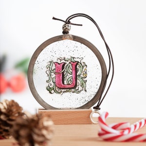 Vidro emoldurado com letras pintadas à mão em estilo vitoriano, decoração de mesa ou janela, inspirado em livro antigo, presente exclusivo para professor