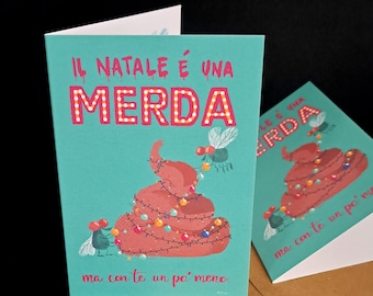 BIGLIETTINI di NATALE di MERDA