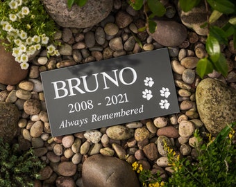 Garden Pet Memorial Deep Engraved and Personalised in various sizes