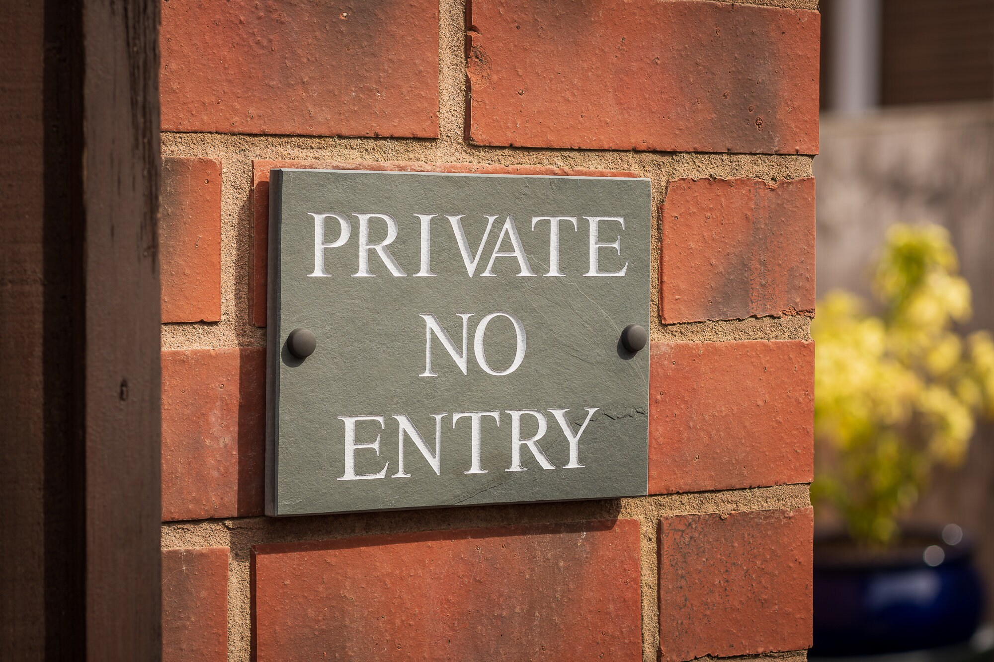 Private No Entry Engraved Slate House Sign 6 X 8 Inches - Etsy UK