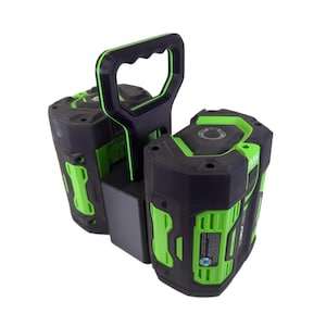 EGO 56V Battery Carrier Caddy for 2 Batteries | Fits All EGO ARC Lithium | Black or Green