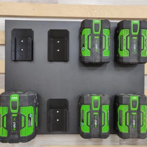 Ego 56V Battery Wall Mount: Garage Storage Organizer for Power+ Tools