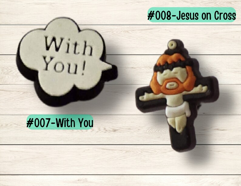 Christian Rubber Shoe Charms Shoe Charm for Jibbitz or Crocs Etsy