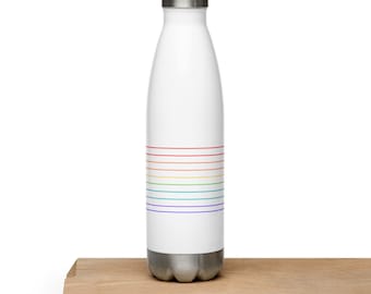 Rainbow Stainless Steel Water Bottle