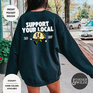 Retro Taco Sweatshirt, Cute Funny Retro Taco Graphic Tee, Taco Shirt, Funny Food Shirt, Foodie Shirt, Taco Time, Taco Tuesday,Funny Taco Tee