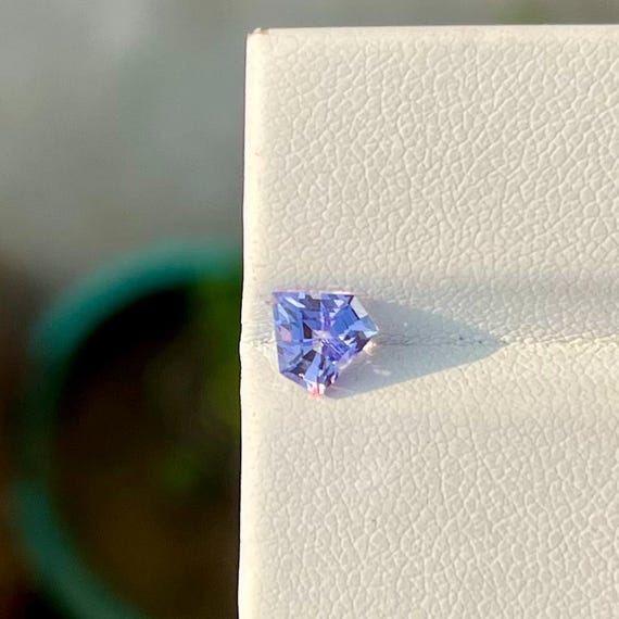 Non-Heated Light Purple Tanzanite | Natural Tanzanite Gemstone | Special Superman Cut | Untreated Tanzanite | Rare Zoisite | Precision Cut