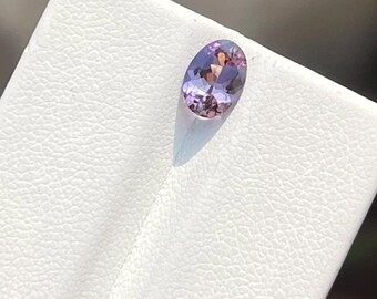 Natürlicher nicht erhitzter lila rosa Tansanit ovaler Schnitt Lupe sauberer loser Edelstein seltener zweifarbiger Tansanit für Verlobungsring AUSVERKAUFT