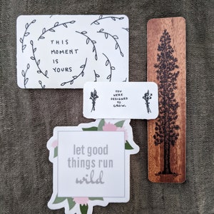 Botanische stickercollectie