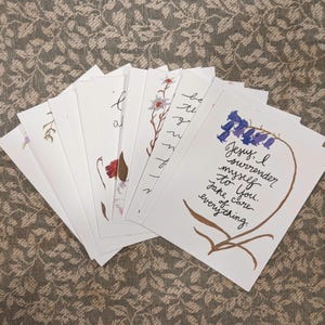 Tarjetas católicas de afirmación de nacimiento