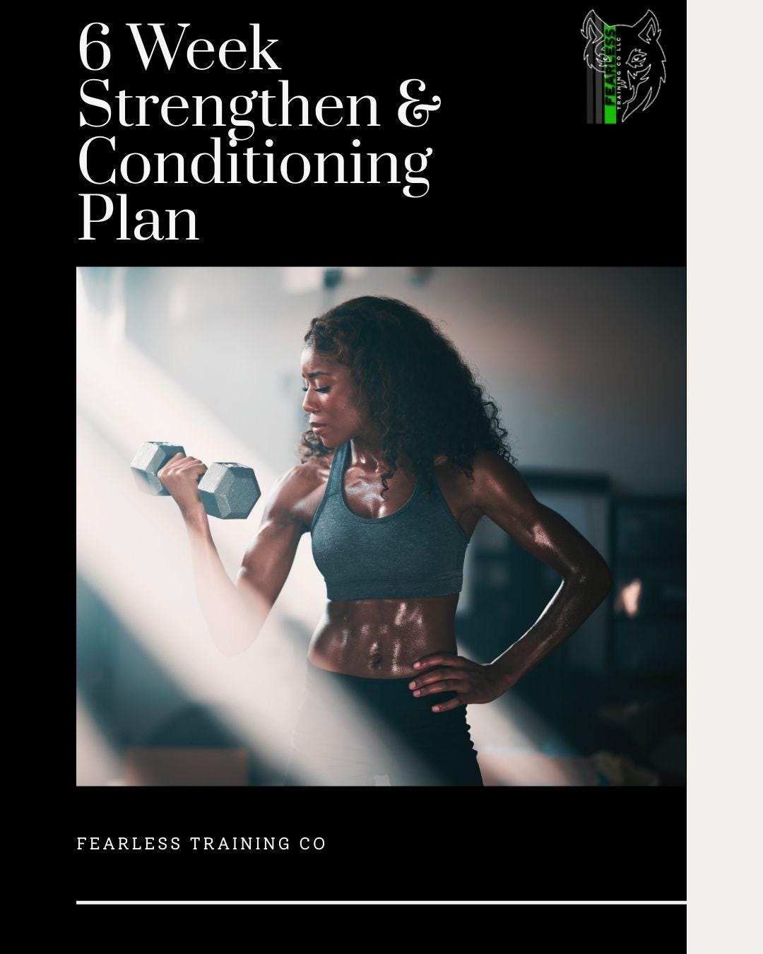 Weekly Conditioning Program 6-week Strengthen & Conditioning Plan - Etsy