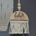Car Charm Rearview Mirror Wildflowers Macrame Laser - Etsy