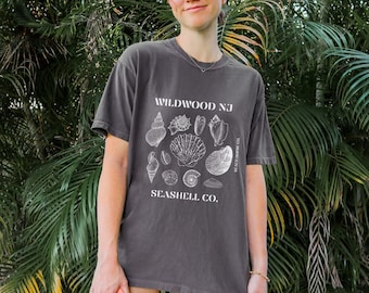 Wildwood Nj T-Shirt, Wildwood Comfort Colors Shirt, Wildwood Seashell, Preppy Wildwood T-Shirt, Cute Beach Shirt, Wildwood surf, Wildwood T