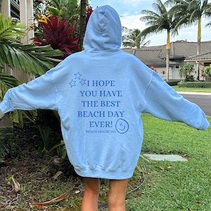 Long Beach Island Surf, Long Beach Island NJ Hoodie, Lbi sweatshirt, Preppy Beach Hoodie, Smile Face LBI, Trendy Long Beach Island, Lbi Gift