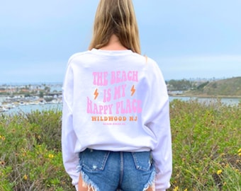 Wildwood Crewneck, Wildwood NJ Sweatshirt, Wildwood Beach, Preppy Wildwood Crewneck, Cute Wildwood Sweatshirt, Trendy Wildwood Sweatshirt