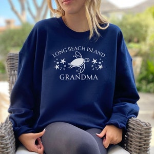 Long Beach Island Grandma Sweatshirt, LBI Grandma, LBI Nj Grandma Crewneck, Long Beach Island Nana, LBI Gift, Lbi Nj Women&#39;s Sweatshirt, Lbi