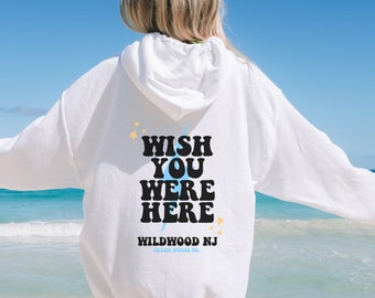 Felpa con cappuccio Wildwood Wish you were here, Felpa con cappuccio Wildwood NJ, Felpa con cappuccio Wildwood Beach, Wildwood Preppy, Felpa con cappuccio Wildwood carina, Felpa con cappuccio Wildwood alla moda