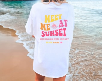 Wildwood Nj T-Shirt, Wildwood Comfort Colors Shirt, Wildwood Sunset Shirt, Preppy Wildwood T-Shirt, Cute Wildwood Beach Shirt, Wildwood Gift