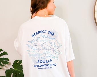 Wildwood Nj T-Shirt, Wildwood Comfort Colors Shirt, Wildwood Respect the Locals Shirt, Preppy Wildwood T-Shirt, Cute Wildwood Beach Shirt