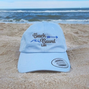Long Beach Island Hat, LBI Baseball Hat, LBI Hat, Cute Long Beach Island Hat, Long Beach Island Beach Hat,