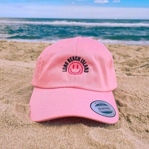 Long Beach Island Hat, LBI Baseball Hat, LBI Smile Hat, Cute Long Beach Island Hat, Girls LBI Hat