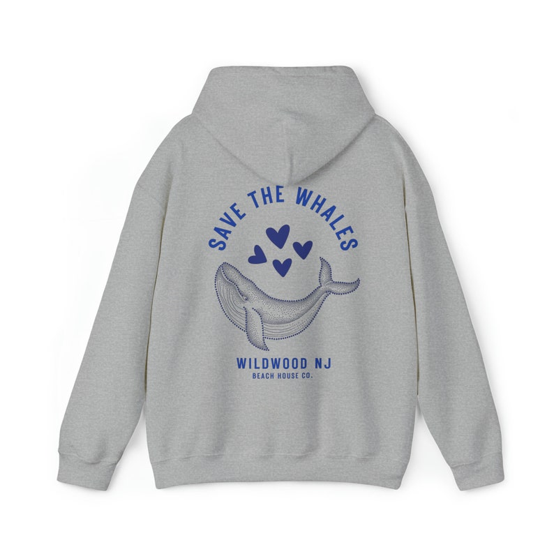 Save The Whales Wildwood Hoodie, Wildwood Nj Hoodie, Trendy Wildwood Sweatshirt, Wildwood Beach NJ, Save The Whales Beach Hoodie, Wildwood image 9