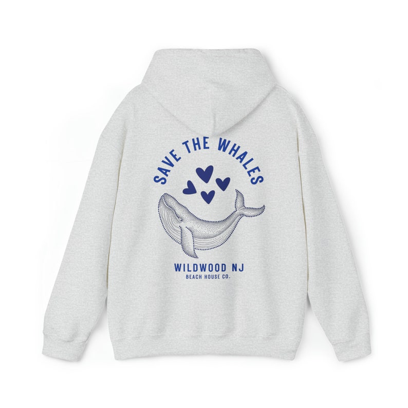 Save The Whales Wildwood Hoodie, Wildwood Nj Hoodie, Trendy Wildwood Sweatshirt, Wildwood Beach NJ, Save The Whales Beach Hoodie, Wildwood image 8
