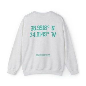 Wildwood NJ Crewneck, Wildwood NJ Coordinates Sweatshirt, Wildwood Gift, Wildwood Beach Crewneck, Wildwood Surf, Cute Women's Wildwood NJ Bild 7