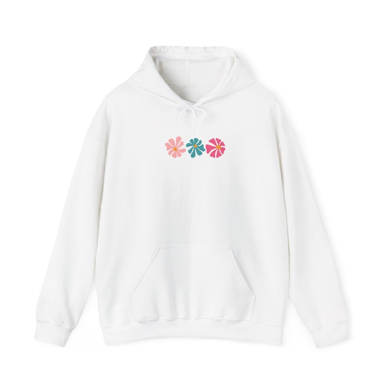 Wildwood Beach Oversized Hoodie, Trendy Flower Market Hoodie, Preppy Wildwood NJ Sweatshirt, Wildwood Womens Cute Surf Sweatshirt Gift, image 4