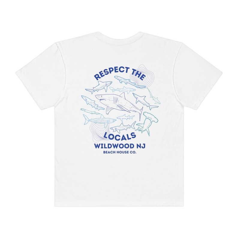 Wildwood Nj T-Shirt, Wildwood Comfort Colors Shirt, Wildwood Respect the Locals Shirt, Preppy Wildwood T-Shirt, Cute Wildwood Beach Shirt White