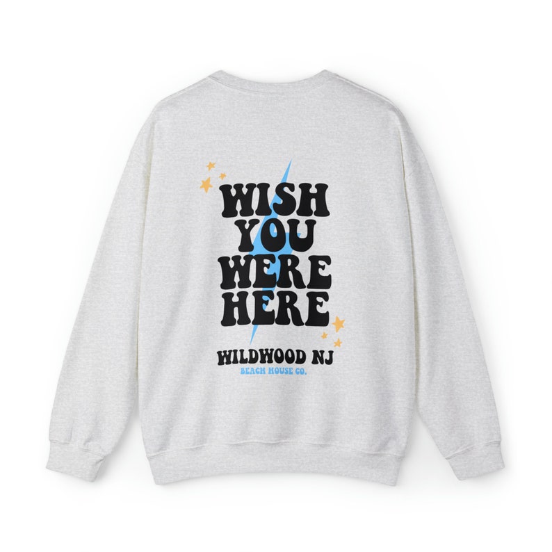Wildwood NJ Crewneck, Wildwood Sweatshirt, Wish You Were Here Wildwood Sweatshirt, Preppy Wildwood, Cute Wildwood Sweatshirt, Wildwood Beach Ash