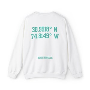 Wildwood NJ Crewneck, Wildwood NJ Coordinates Sweatshirt, Wildwood Gift, Wildwood Beach Crewneck, Wildwood Surf, Cute Women's Wildwood NJ Bild 4