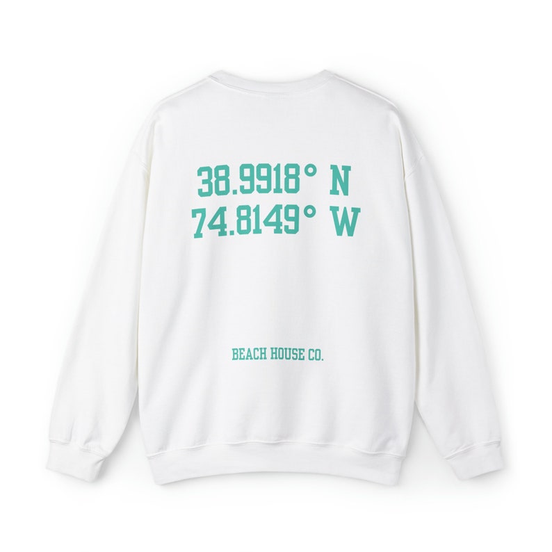 Wildwood NJ Crewneck, Wildwood NJ Coordinates Sweatshirt, Wildwood Gift, Wildwood Beach Crewneck, Wildwood Surf, Cute Women's Wildwood NJ Bild 4